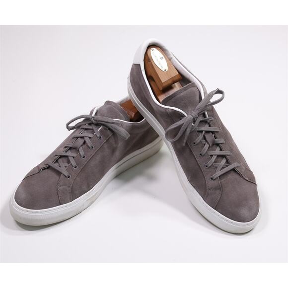 Common Projects Gray Suede Low Top Sneakers 46 - US 13 - Picture 8 of 11